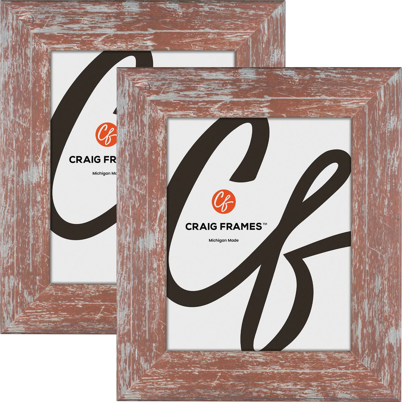 2 Pack Craig Frames American Barn Red Picture Frame